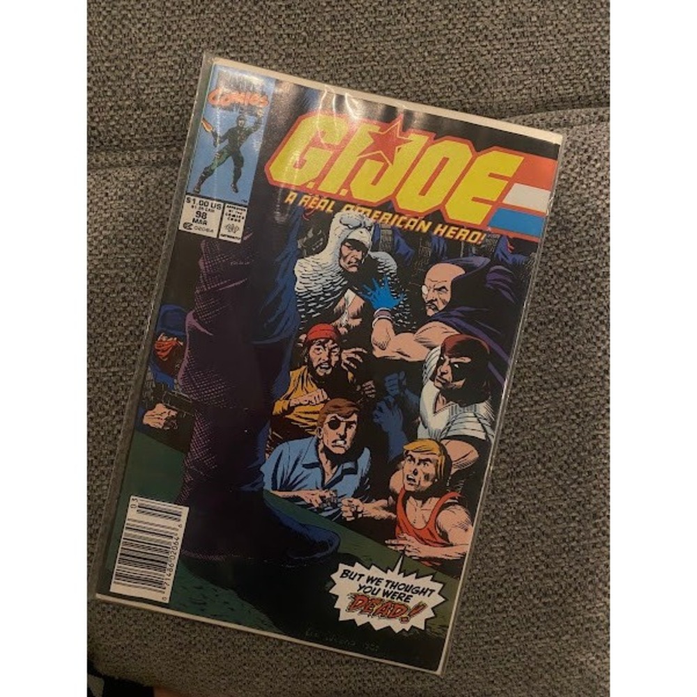 GI Joe A Real American Hero 98 Marvel Comics 1990 Copper Age Newsstand Edition - Picture 3 of 4